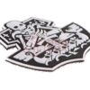 JTG Ghost Ship Skull Rubber Patch White OD-TM-11232500100 35426 asgbox.pl