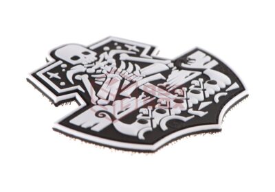 JTG Ghost Ship Skull Rubber Patch White - obrazek 3
