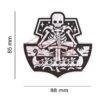 JTG Ghost Ship Skull Rubber Patch White OD-TM-11232500100 35426 asgbox.pl