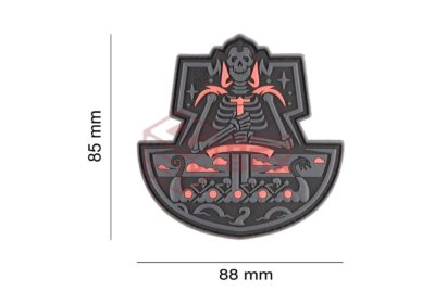 JTG Ghost Ship Skull Rubber Patch Blackops - obrazek 5