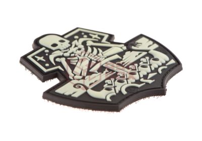 JTG Ghost Ship Skull Rubber Patch Glow - obrazek 3