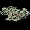 JTG Ghost Ship Skull Rubber Patch Glow OD-TM-11232560100 35427 asgbox.pl