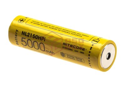 Nitecore NL2150 21700 Battery 3.7V 5000mAh + F21i Fast Charging Power System Yellow