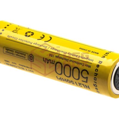 Alternative view of Nitecore NL2150 21700 Battery 3.7V 5000mAh + F21i Fast Charging Power System Yellow