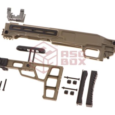 Alternative view of Maple Leaf MLC-S2 Tactical Folding Chassis for VSR-10 Dark Earth