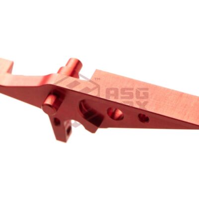 Alternative view of Jefftron Flat CNC Trigger Red