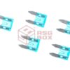 Nimrod Mini Type Fuse 15A 5pcs Blue OD-TM-11267070000 35947 asgbox.pl
