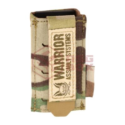 Alternative view of Warrior Laser Cut Single Snap Mag Pouch 9mm Multicam