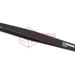 Clawgear Flat Tip Pinzette 11.5cm Black