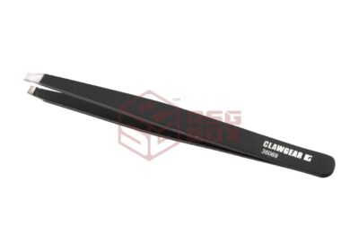 Clawgear Flat Tip Pinzette 11.5cm Black
