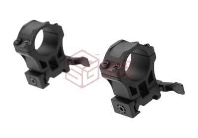 Leapers Accu-Sync QR 25.4mm High Profile Rings Black - obrazek 2