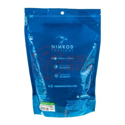 Alternative view of Kulki Nimrod 0.25g BB High Performance 4000rds White