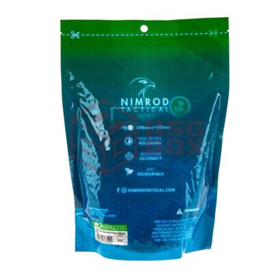 Alternative view of Nimrod 0.25g Bio BB High Performance 4000rds White