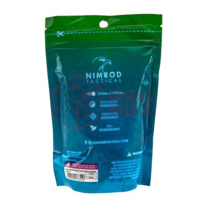 Alternative view of Nimrod 0.32g Bio BB High Performance 1000rds White