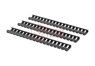 Ergo 18 Slot LowPro Ladder Rail Cover - 3 pcs Black - obrazek 2