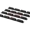 Ergo Wedgelok M-LOK Rail Cover - 4 pcs Black OD-TM-11370606000 37576 4332-4PK-BK-(B) asgbox.pl