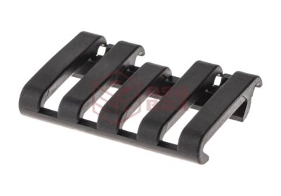 Ergo 5 Slots LowPro Wire Loom Rail Cover Black - obrazek 2