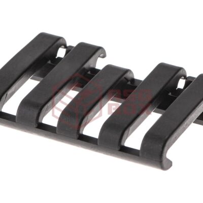 Alternative view of Ergo 5 Slots LowPro Wire Loom Rail Cover Black