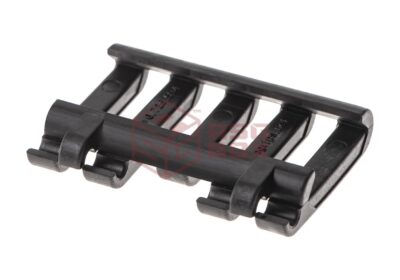 Ergo 5 Slots LowPro Wire Loom Rail Cover Black - obrazek 3