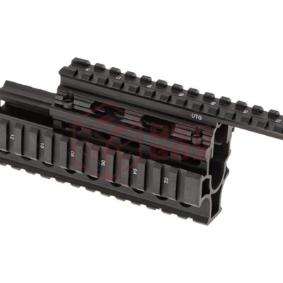 Alternative view of Leapers AK47 Quad Rail Handguard Black
