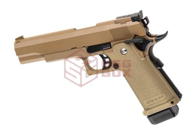 Golden Eagle 3304 Hi-Capa L Full Metal GBB Tan - obrazek 2