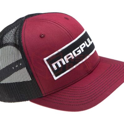 Magpul Wordmark Patch Trucker Red