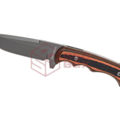 Alternative view of Defcon D2 Fixed Blade Orange