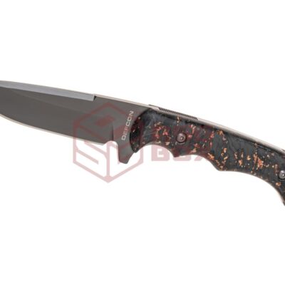 Alternative view of Defcon D2 Fixed Blade Black