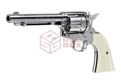 Colt SAA .45 Peacemaker 5.5 Inch Co2 BB Nickel - obrazek 2