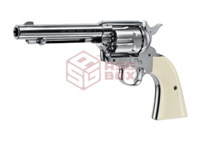 Colt SAA .45 Peacemaker 5.5 Inch Co2 Pellet Nickel - obrazek 2