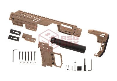 SLONG MPG Carbine Full Kit for Glock GBB Tan - obrazek 2