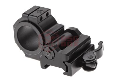 Leapers 30mm Flip-to-Side Picatinny/Weaver QD Ring Mount Black - obrazek 4