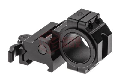 Leapers 30mm Flip-to-Side Picatinny/Weaver QD Ring Mount Black - obrazek 5