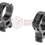 Leapers 34mm High Profile Steel Picatinny Rings Black