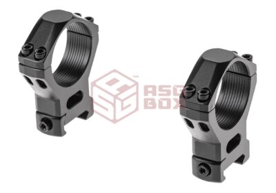 Leapers 34mm High Profile Steel Picatinny Rings Black