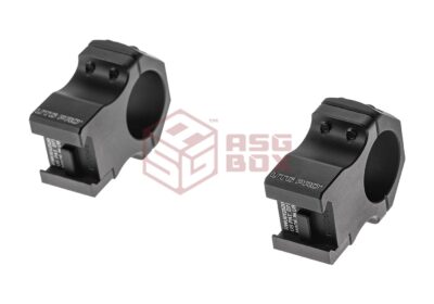 Leapers PRO 25.4 High Profile P.O.I. Picatinny Rings Black - obrazek 3