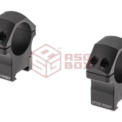 Alternative view of Leapers PRO 30mm Medium Profile P.O.I. Picatinny Rings Black