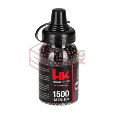 asgbox.pl - 4.5mm BB Black Steel Shot 1500rds Bottle