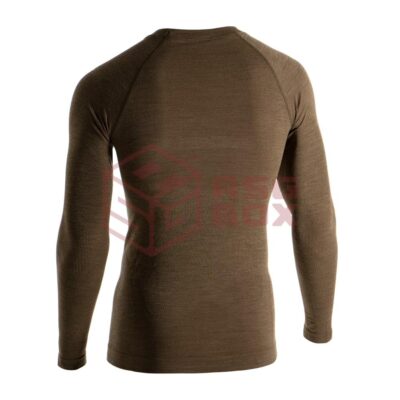 Alternative view of Clawgear Merino Seamless Shirt LS Stonegrey Olive M