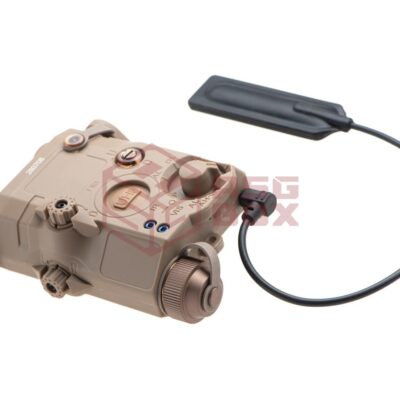 Alternative view of WADSN LA-5C UHP PEQ-15 Green Laser + IR Laser/IR LED Dark Earth