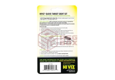 HIVIZ Fiber Sight Set for Glock 17/19 - obrazek 2