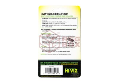 HIVIZ LiteWave Rear Sight for Glock 17/19 - obrazek 2