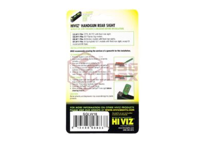 HIVIZ LiteWave Rear Sight for Sig P-Series - obrazek 2