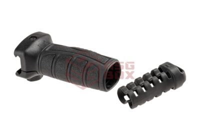 DLG Tactical Picatinny Rubberized Foregrip Black - obrazek 3