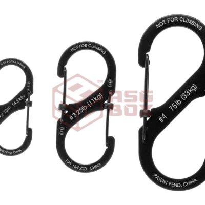 Alternative view of Nite Ize S-Biner Stainless Steel SlideLock 3pcs Black