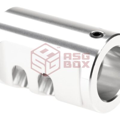 Alternative view of TTI Airsoft AAP01 Type-A Compensator 14mm CCW Silver