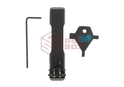 LPA Adjustable Fiber Optic Rear Sight for 6-8mm Shotgun Ribs - obrazek 4