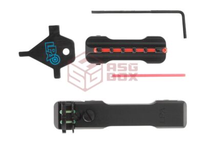 LPA Adjustable Fiber Optic Sights Set for 6-8mm Shotgun Ribs - obrazek 5