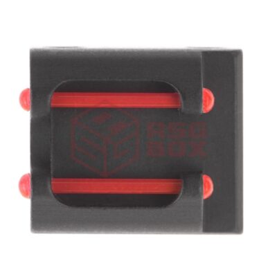 Alternative view of LPA Fiber Optic Rear Sight for 6-8mm Shotgun Ribs