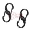 Nite Ize S-Biner Stainless Steel MicroLock 2pcs Black OD-TM-12287306000 44208 LSBM-01-2R3 asgbox.pl